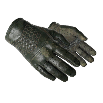 Driver Gloves - Racing Green